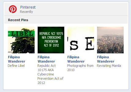 Pinterest facebook Timeline