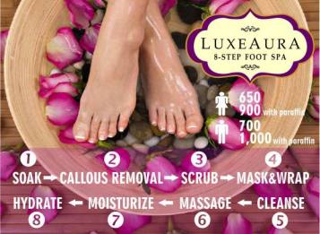 Luxe Aura 8 step foot spa
